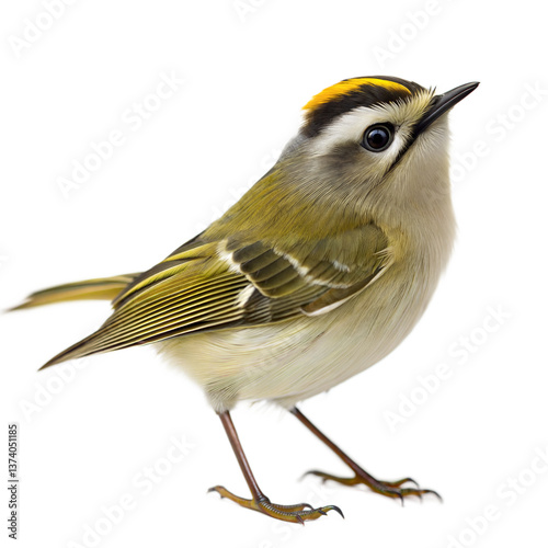 Golden Crowned KIinglet AI Generated Image