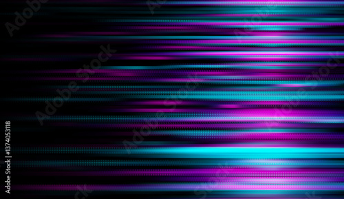 Bright blue light and pink lines streaking rapidly across a dark background. Dynamic motion with contrasting hues creates a bold visual effect. Ideal for futuristic and vibrant digital designs.