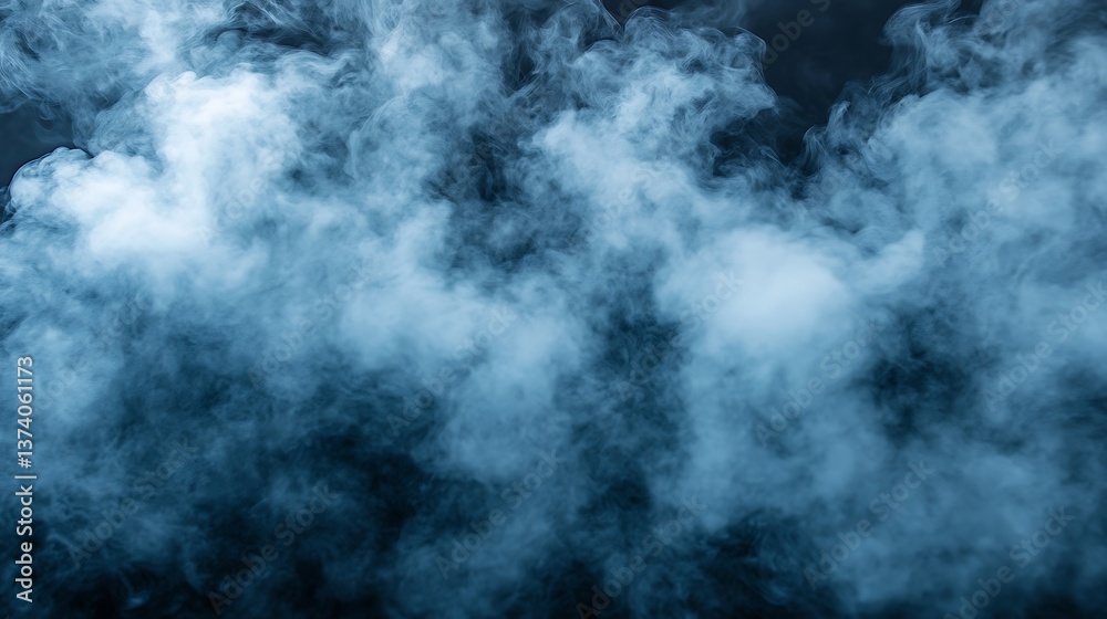 Naklejka premium Smoky Clouds Background Studio Shot