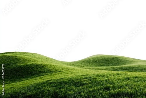 Obraz na płótnie Rolling Green Hills green hills landscape. w salonie