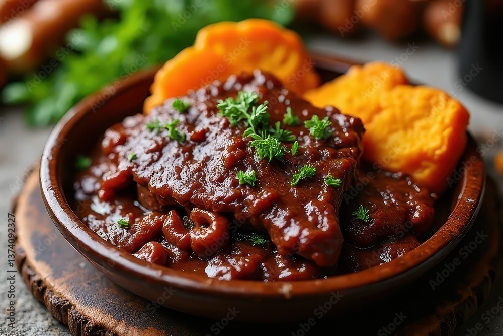 Authentic Sauerbraten Meal Presentation Authentic Sauerbraten Meal Presentation