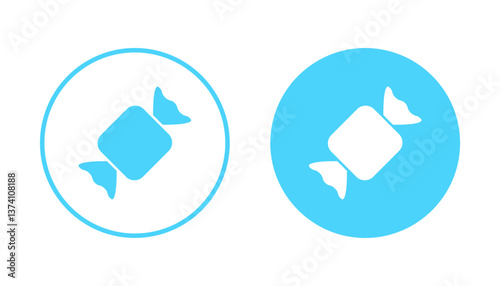 Candy icon vector. candy sign and symbol.