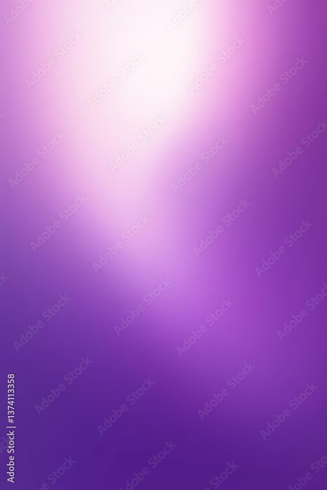 Fototapeta premium Soft purple gradient background with a central glow, serene, soft