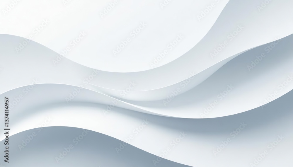 Smooth modern abstract background with light gray and white curved lines, minimalist design, vector illustration,  curve,  lines