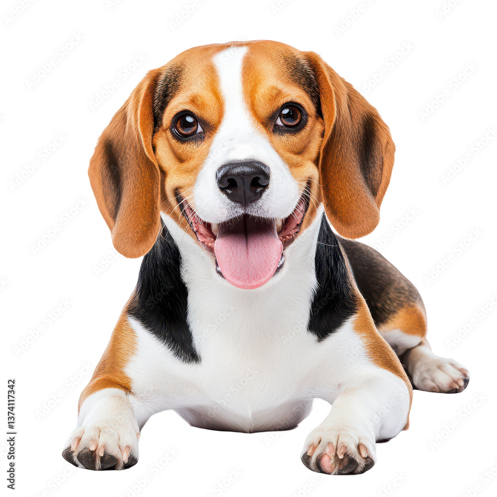 Beagle's Bliss: A charming Beagle exudes joy with a radiant smile, its expressive eyes conveying warmth and affection, capturing the essence of canine companionship. Beagle's Bliss: A charming Beagle exudes joy with a radiant smile, its expressive eyes conveying warmth and affection, capturing the essence of canine companionship.