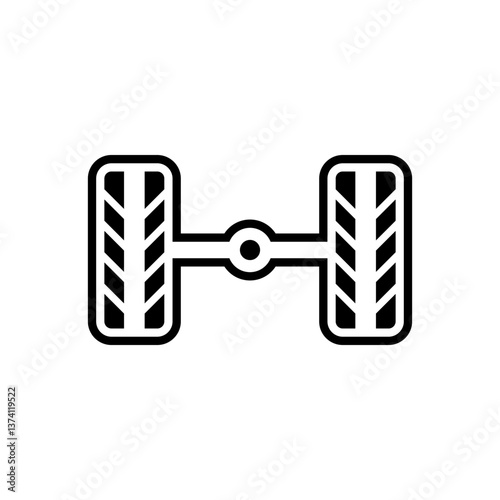 suspension icon , automotive icon vector