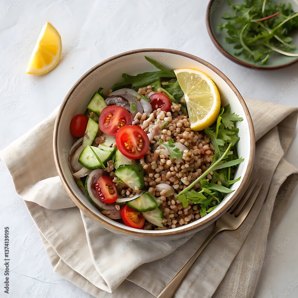 salad with beans and vegetables salad with beans and vegetables