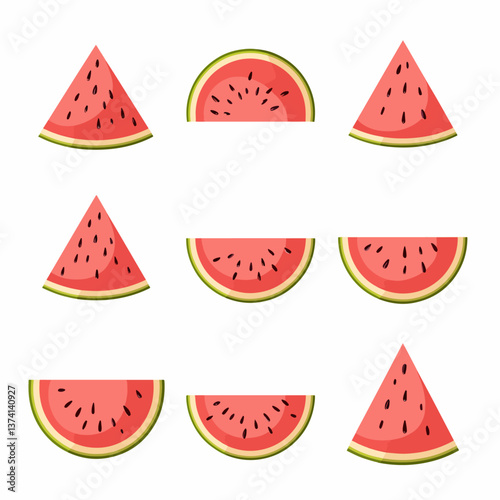 Vector illustration of watermelon