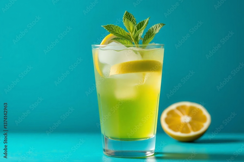 Refreshing Mint Lime Cocktail Refreshing Mint Lime Cocktail