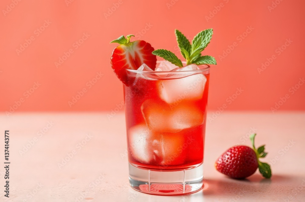 Refreshing Red Cocktail Delight