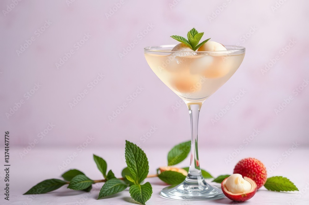 Exotic Lychee Martini Delight