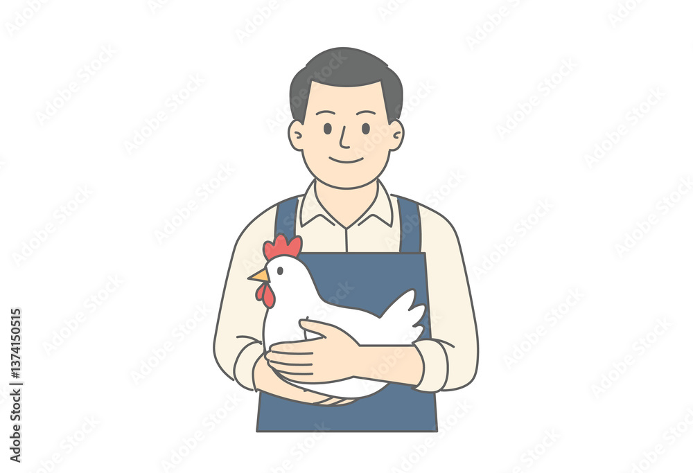 農家, 男性, 畜産, 養鶏, 鶏, ニワトリ, 家畜, たまご, 食育, 農業, 農業男子, 田舎暮らし, 自給自足, エプロン, 帽子, 飼育, 手に持つ, 笑顔, 人物, イラスト, ベクター, シンプル, カラー, 無背景, ファーム, 農場, 食料自給率, 地産地消, 鶏肉, 食材, 収穫, 生産者, 持続可能, サステナブル, 安心安全, 家庭菜園, 鳥類, 農村, ビジネス, 人, 農家, 男性, 畜産, 養鶏, 鶏, ニワトリ, 家畜, たまご, 食育, 農業, 農業男子, 田舎暮らし, 自給自足, エプロン, 帽子, 飼育, 手に持つ, 笑顔, 人物, イラスト, ベクター, シンプル, カラー, 無背景, ファーム, 農場, 食料自給率, 地産地消, 鶏肉, 食材, 収穫, 生産者, 持続可能, サステナブル, 安心安全, 家庭菜園, 鳥類, 農村, ビジネス, 人,