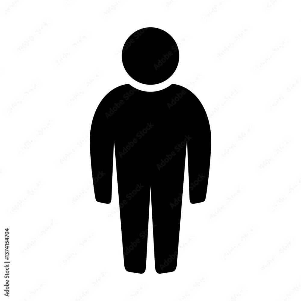 Symbol, ikona człowieka. Plik wektorowy. Symbol, ikona człowieka. Plik wektorowy.