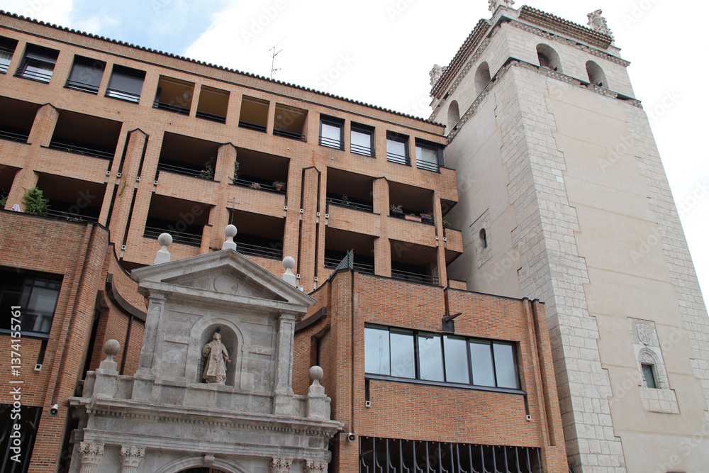 san lorenzo church in valladolid in spain