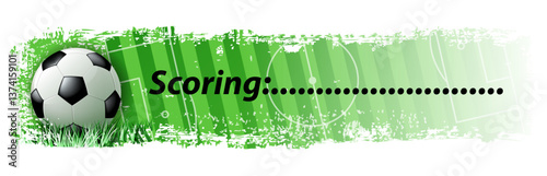 soccer scoring banner.ai