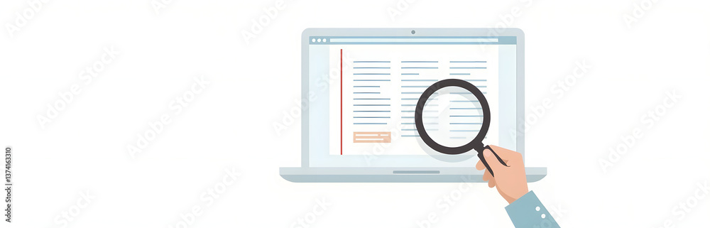 Examining Detailed Information Using A Magnifying Lens Helps Uncover Hidden Patterns In The Data Being Studied Clo