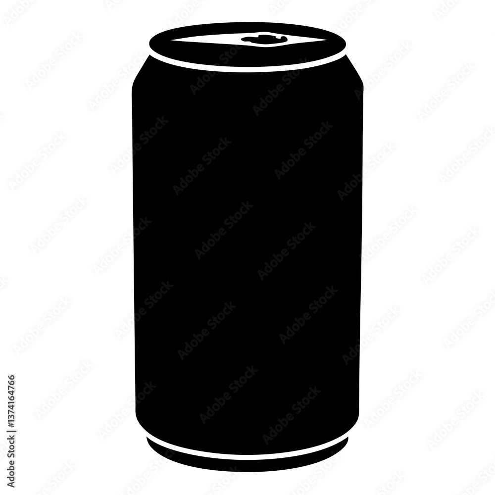 soda can isolated on black soda can isolated on black