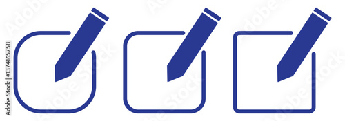 Edit icon vector isolated on white background. Pencil icon. sign up Icon vector. edit text. EPS 10.