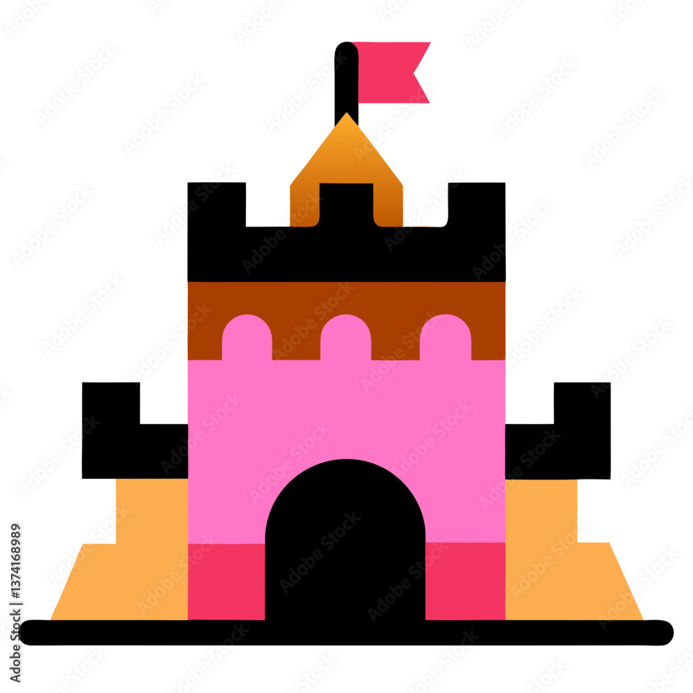 castle vector illustration castle vector illustration