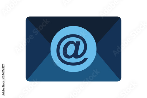 Classic Envelope Email Icon, email envelope icon, electronic mail symbol, envelope email vector, business mail illustration
