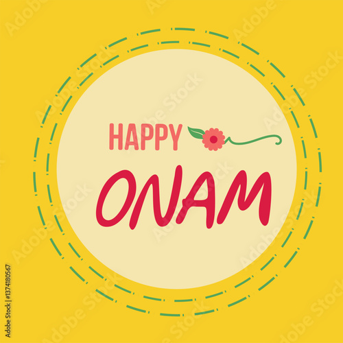 Happy Onam Greeting Card