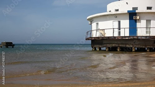 lifeguard tower on the beach