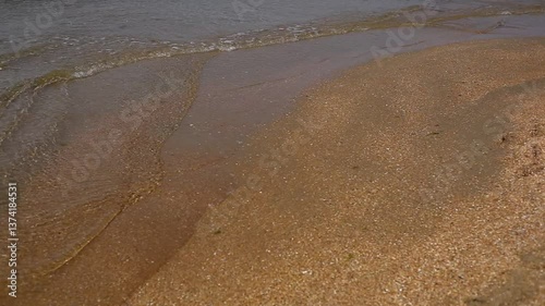 waves on the beach