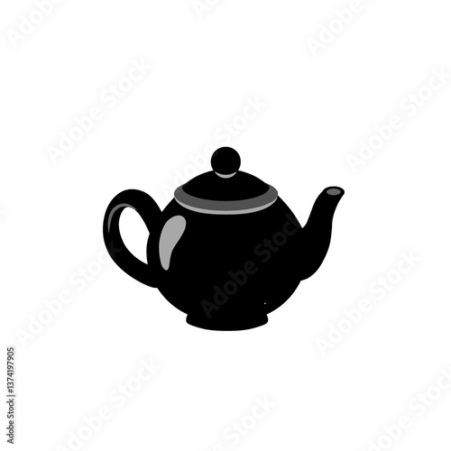 teapot isolated on white