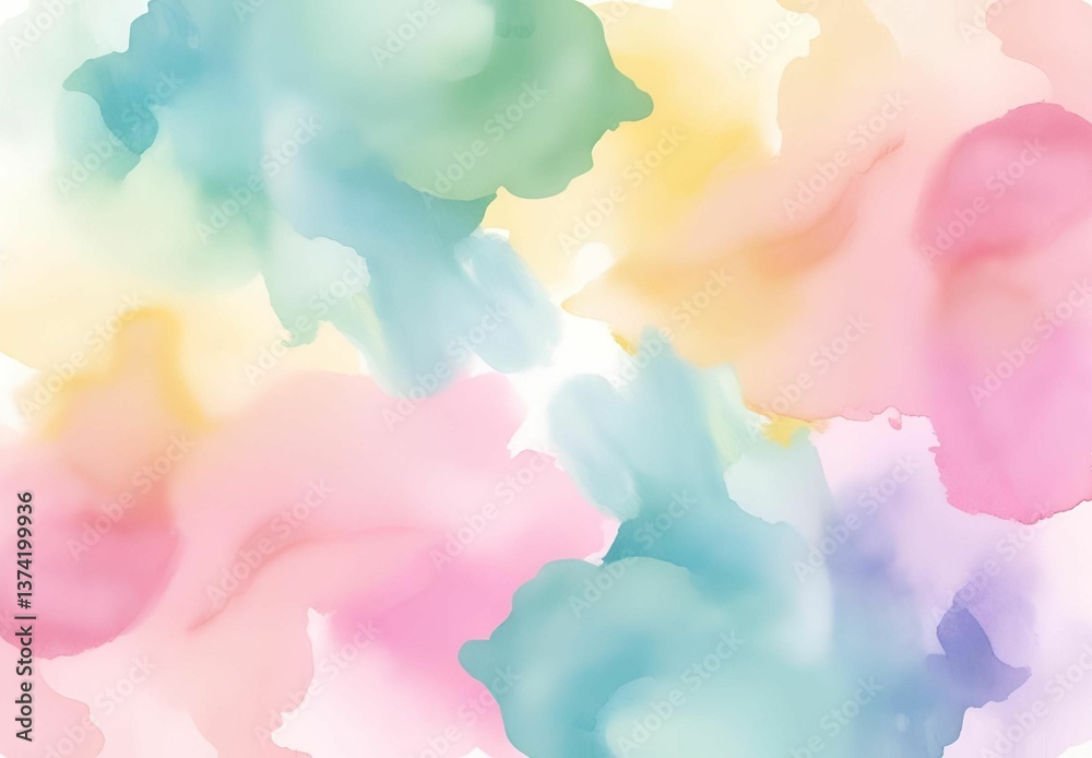 Fototapeta premium Color background with clouds
