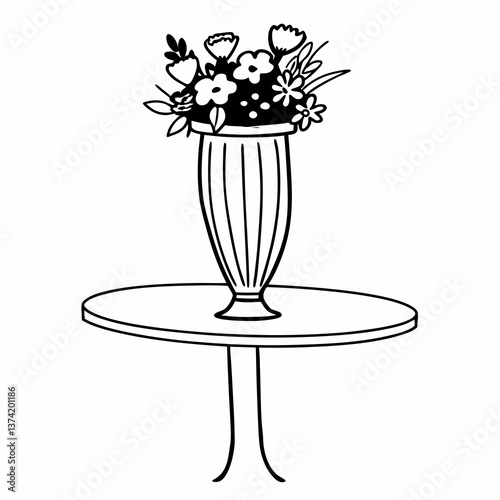 vase with flowers