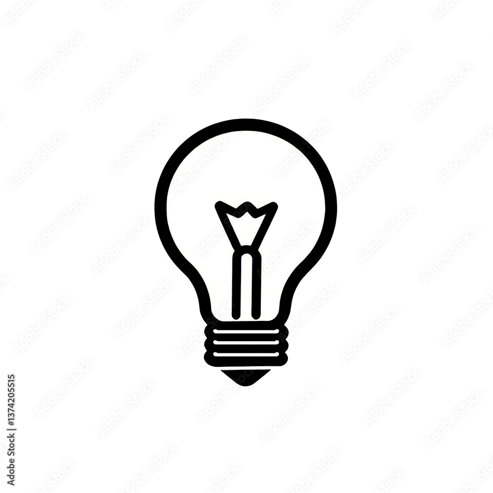 simple and modern light bulb icon, symbolizing ideas and innovation, with clean design that emphasizes creativity and inspiration. This graphic can be used various contexts, including technology simple and modern light bulb icon, symbolizing ideas and innovation, with clean design that emphasizes creativity and inspiration. This graphic can be used various contexts, including technology