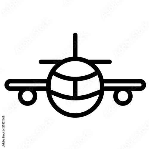 Plane icon illustration. Transportation vector illustrations.