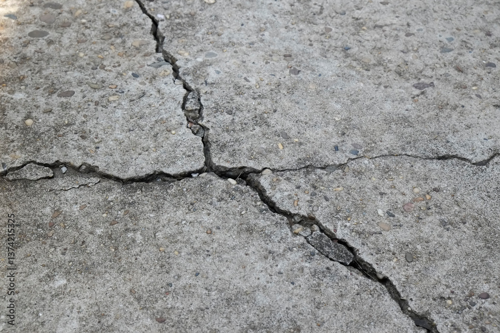 Fototapeta premium cracked concrete wall