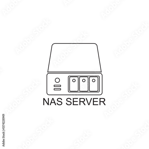 nas server icon , computer icon