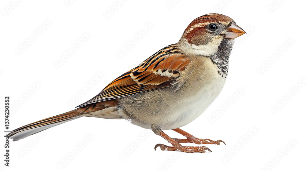 Charming Sparrow Portrait: A delightful sparrow, showcasing its intricate feather details. This image embodies the grace of nature's simpler beauty. Charming Sparrow Portrait: A delightful sparrow, showcasing its intricate feather details. This image embodies the grace of nature's simpler beauty.