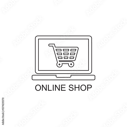 online shop icon , market icon