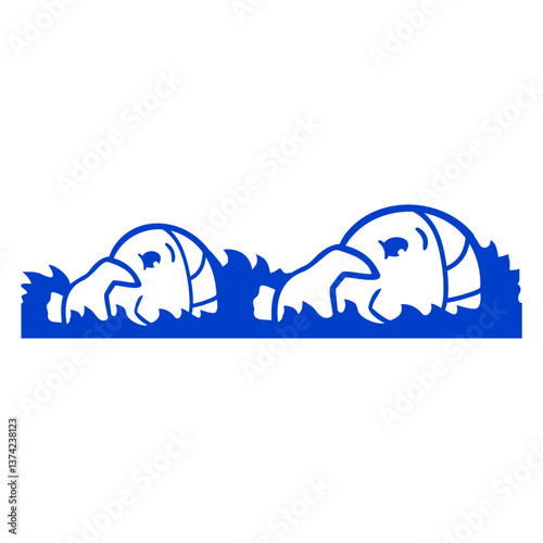 2 Ducks Swimming Pool Water Sea Vacation Team Fun Design Lover Art Vector Illustration Card T-Shirt Poster Sticker Graphic Print Decorative Drawing Isolated Logo Decoration Symbol Creative Cool Style
