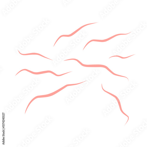 Worms intestinal icon