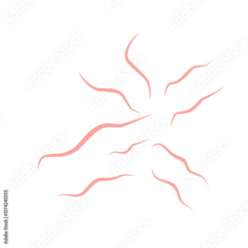 Worms intestinal icon