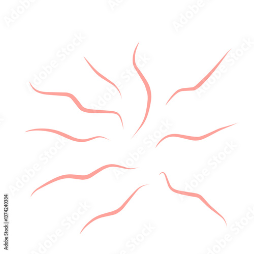 Worms intestinal icon