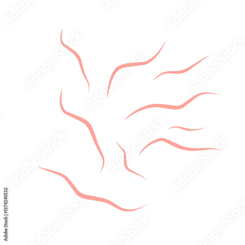 Worms intestinal icon