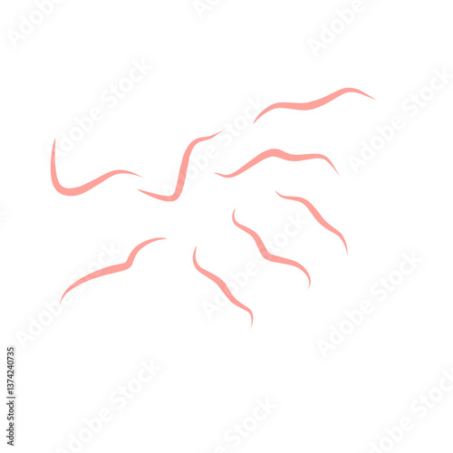 Worms intestinal icon