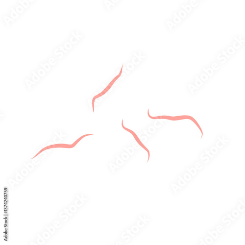 Worms intestinal icon