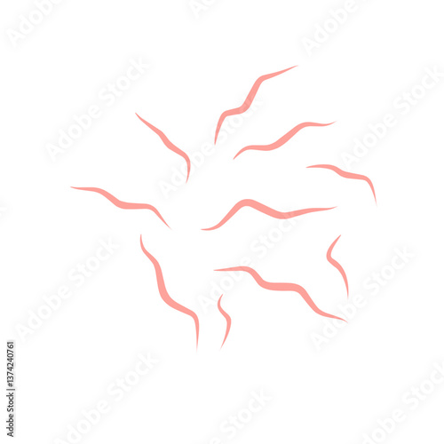 Worms intestinal icon