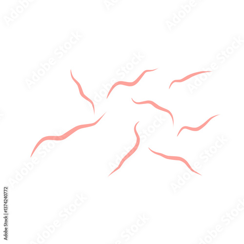 Worms intestinal icon