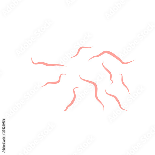 Worms intestinal icon