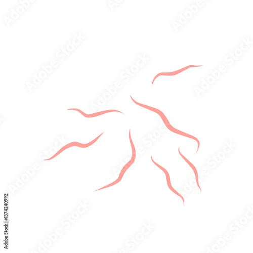 Worms intestinal icon