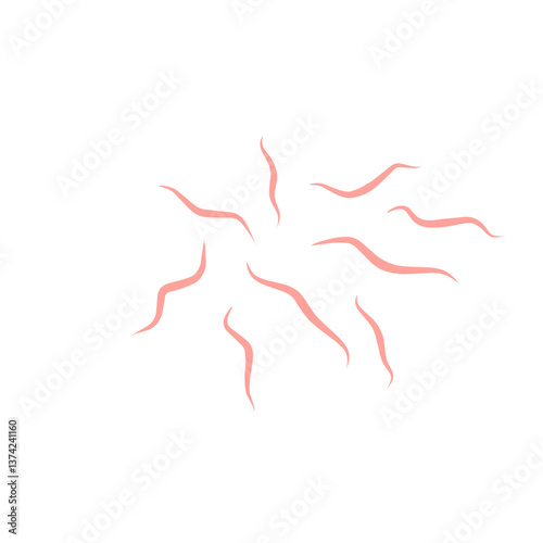 Worms intestinal icon