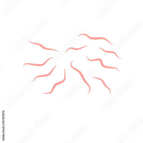 Worms intestinal icon