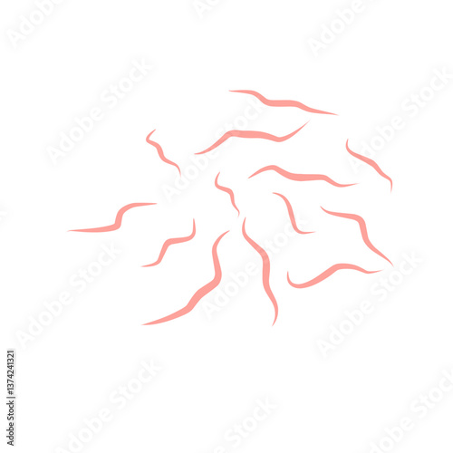 Worms intestinal icon